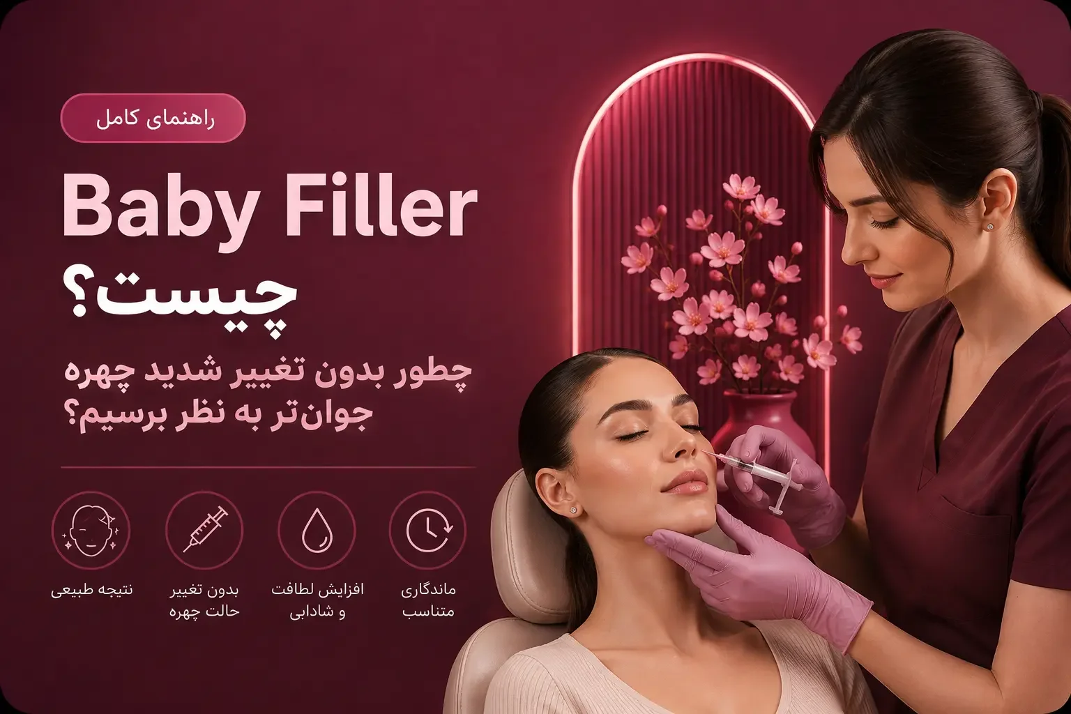 Baby Filler چیست؟ چطور بدون تغییر شدید چهره جوان‌تر به نظر برسیم؟