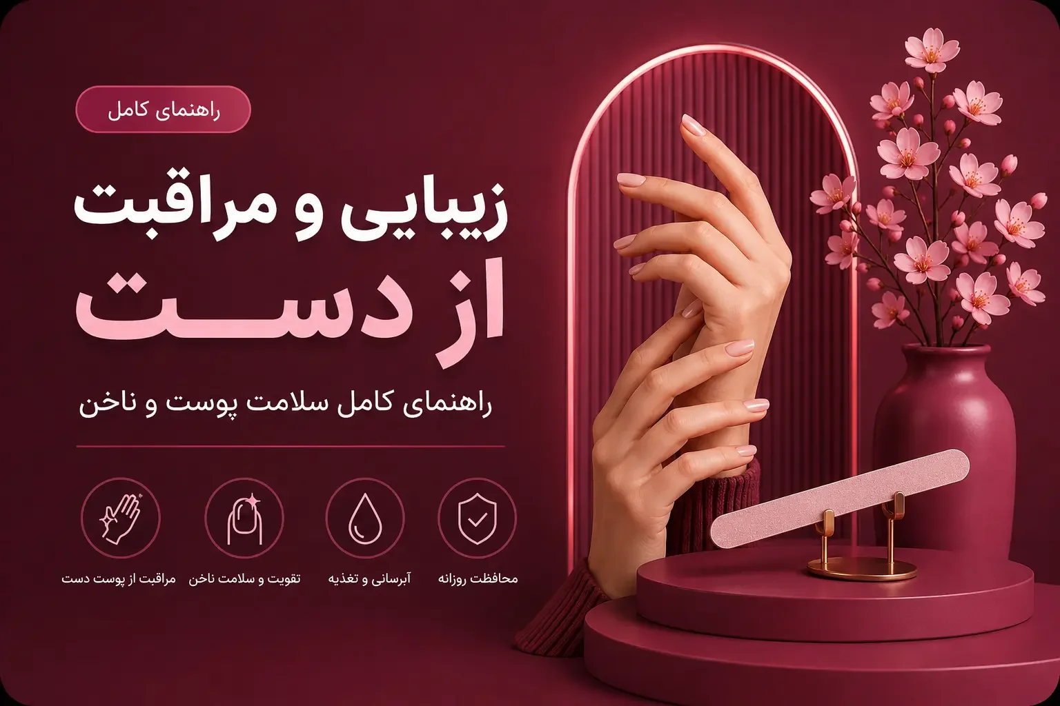 زیبایی و مراقبت از دست؛ راهنمای کامل سلامت پوست و ناخن