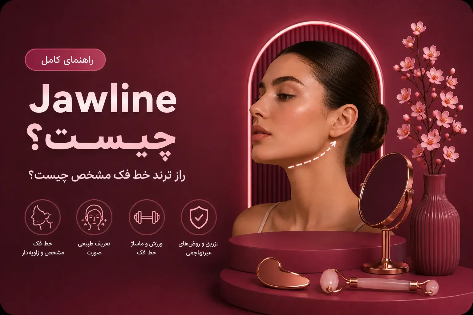 Jawline چیست؟ راز ترند خط فک مشخص چیست؟